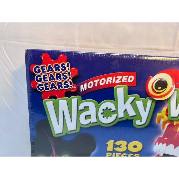 Gears! Gears! Gears! Wacky Wigglers Motorized Building Set New! Sealed NIB - Picture 2 of 8